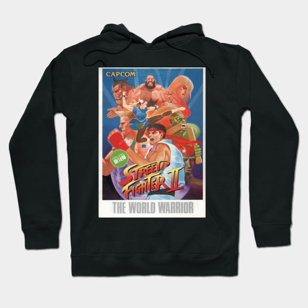 Street fighter World Warrior T shirt Hoodie by retromegahero